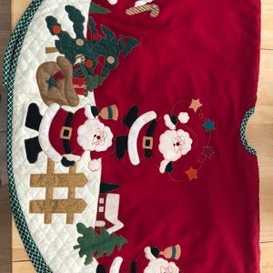 X-Mas Tree Skirt (44”) + Matching Topper